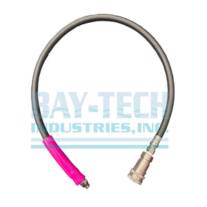 40" Bailout Whip With Female Stainless Steel QD