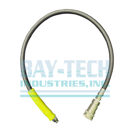 32" Bailout Whip With Female Stainless Steel QD