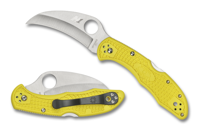 Spyderco Tasman Salt 2 (Plain Edge/Yellow) - C106PYL2