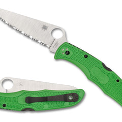 Collection image for: New Green Handle Spyderco Atlantic Salt and Pacific Salt!