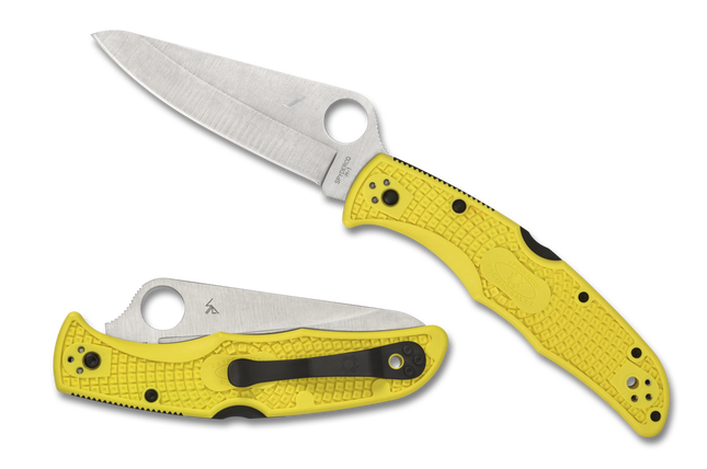 Spyderco Pacific Salt (Plain Edge/Yellow) - C91PYL2