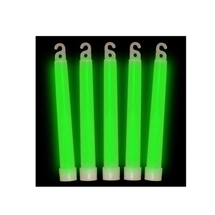 6" Green Glow Sticks (Pack of 25)