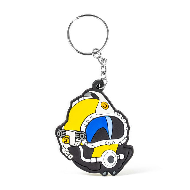 Kirby Morgan KM-37 Helmet Rubber Keychain