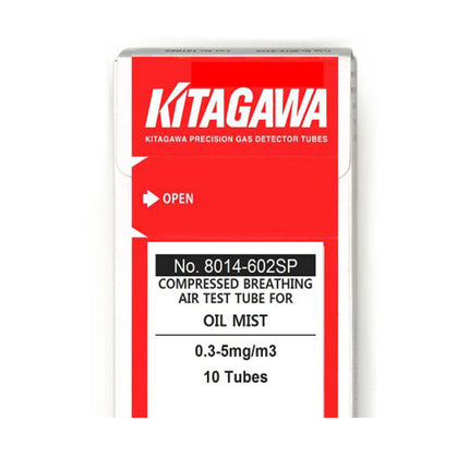 Kitagawa 8014-602SP Oil Mist Hydrocarbon Gas Detector Tubes