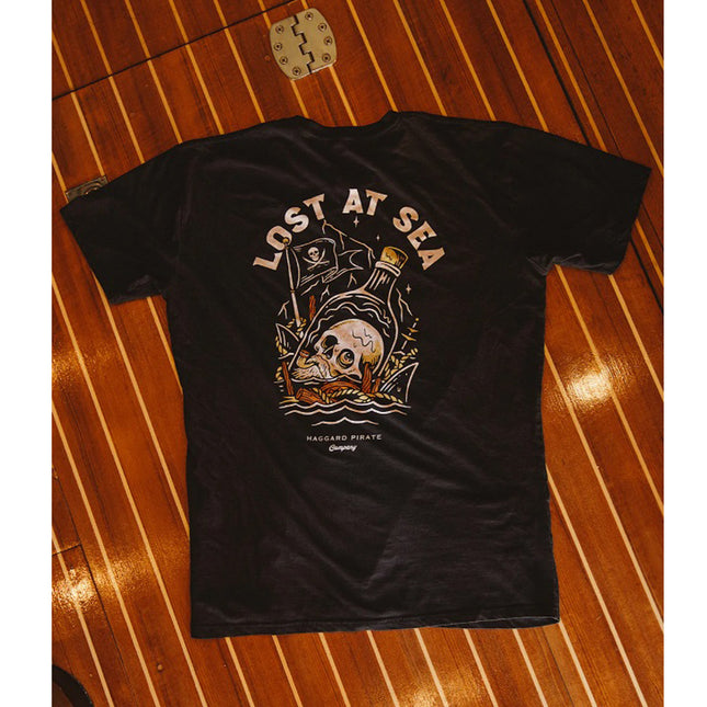 Haggard Pirate Lost At Sea Tee