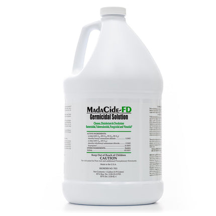 Madacide-1 Disinfectant Solution Fast Drying Formula , 1 Gallon
