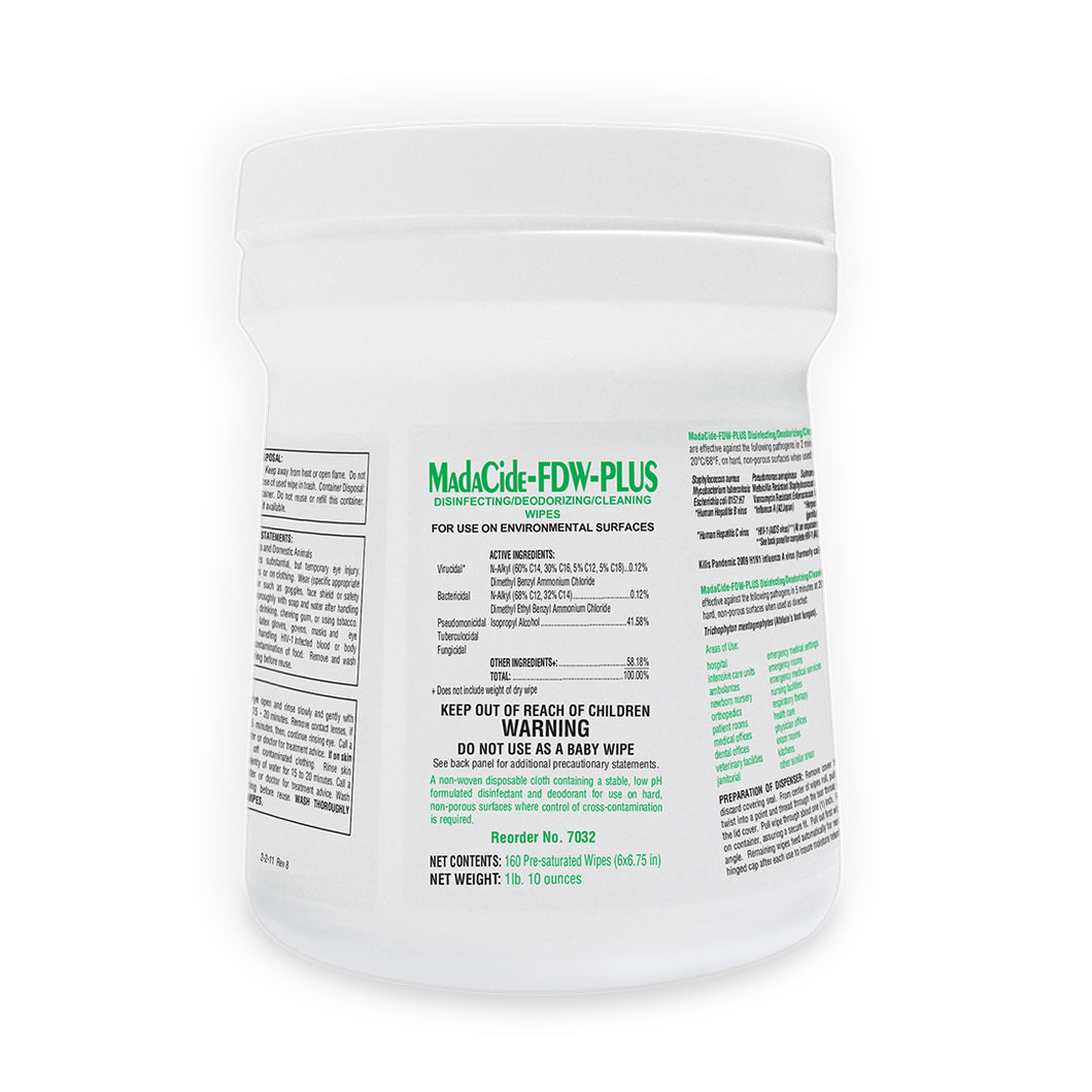 Madacide Fast Drying Wipes (160 Wipes)