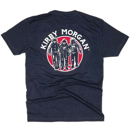 Kirby Morgan Mural Divers T-Shirt (Navy)