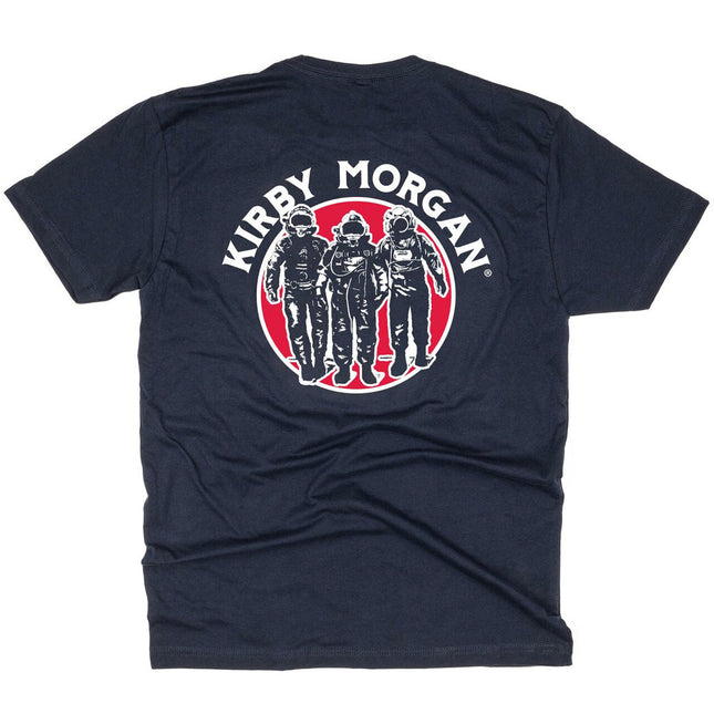 Kirby Morgan Mural Divers T-Shirt (Navy)
