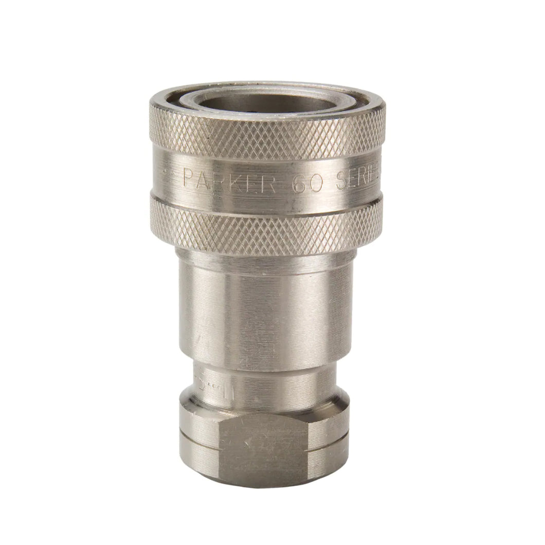 Parker Stainless Steel Female QD - SH2-62 - (Hydraulic Fitting)
