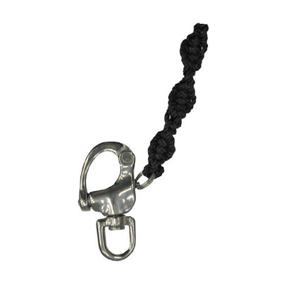 3-5/8" Stainless Steel Snap Shackle With Lanyard