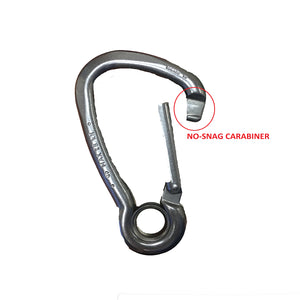 4" No-Snag Carabiner With Locking Sleeve